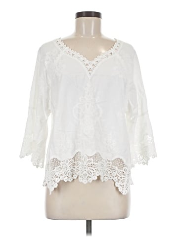 Democracy 3/4 Sleeve Blouse (view 1)