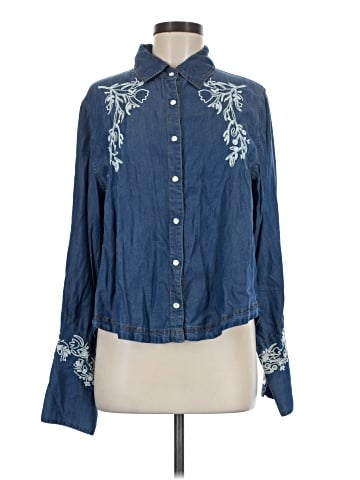 Solitaire Long Sleeve Blouse (view 1)