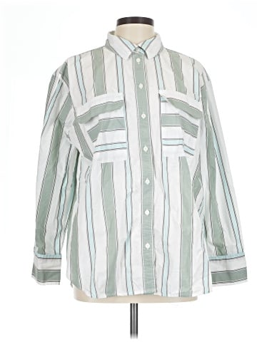Ann Taylor LOFT Long Sleeve Button-Down Shirt (view 1)