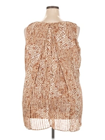 Roz & Ali Sleeveless Blouse (view 2)