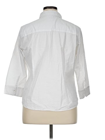 L.L.Bean 3/4 Sleeve Button-Down Shirt (view 2)