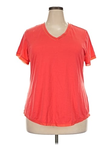 Tangerine Short Sleeve Top (view 1)