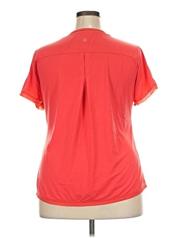 Tangerine Short Sleeve Top (view 2)