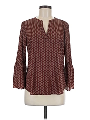 J.Crew Factory Store 3/4 Sleeve Blouse (view 1)