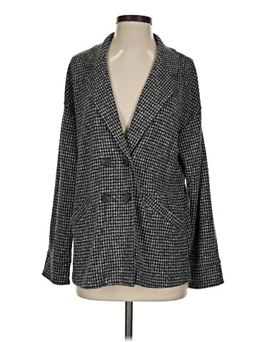 Madewell Brushed Knit Redford Blazer in Houndstooth Check (view 1)