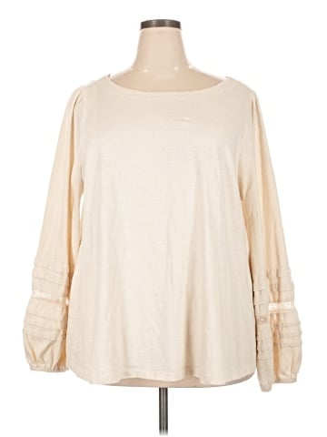 Lane Bryant Long Sleeve Top (view 1)