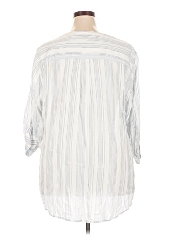 Torrid 3/4 Sleeve Button-Down Shirt (view 2)