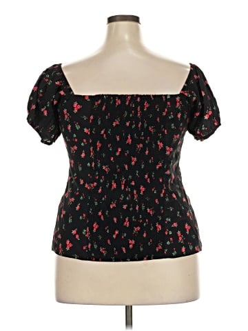 City Chic Short Sleeve Blouse (view 2)