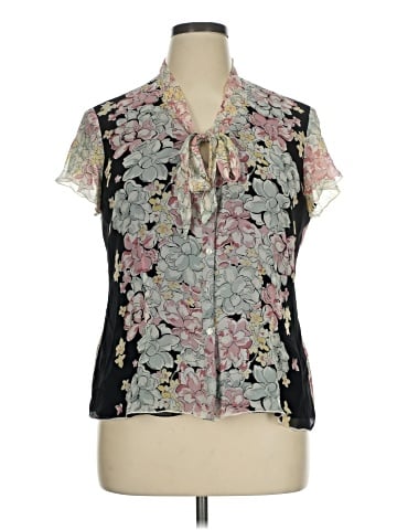 Nine West Short Sleeve Blouse (view 1)