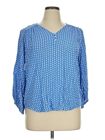 Liz Claiborne 3/4 Sleeve Blouse (view 1)