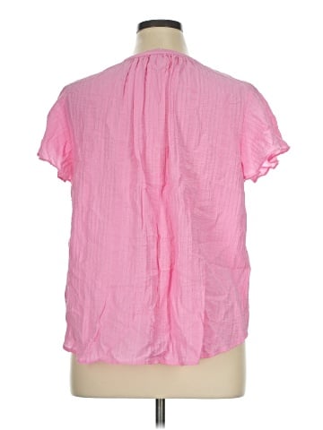 Liz Claiborne Short Sleeve Blouse (view 2)
