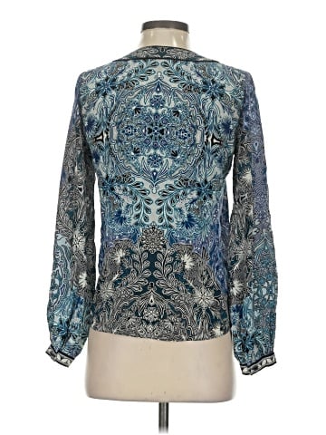 Hale Bob Long Sleeve Silk Top (view 2)