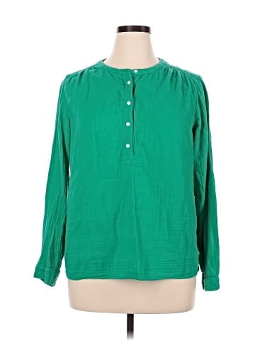 St. John's Bay Long Sleeve Blouse (view 1)