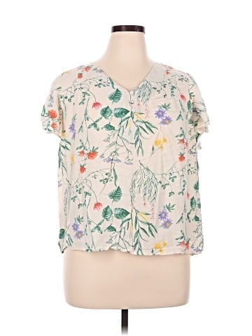 Laura Ashley Short Sleeve Blouse (view 1)