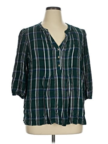 Croft & Barrow 3/4 Sleeve Blouse (view 1)