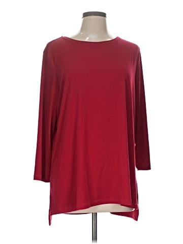 Susan Graver 3/4 Sleeve Top (view 1)