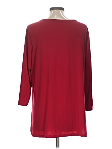 Susan Graver 3/4 Sleeve Top (view 2)