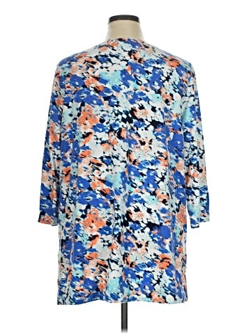 Chico's 3/4 Sleeve T-Shirt (view 2)