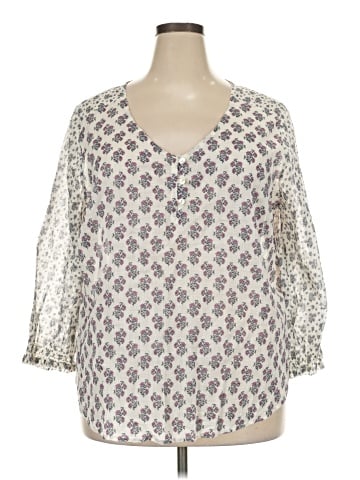 J.Jill 3/4 Sleeve Blouse (view 1)