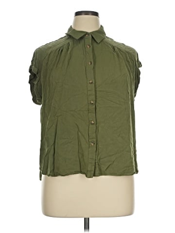 Lulus Sleeveless Button-Down Shirt (view 1)