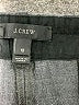 J.Crew Chevron-herringbone Gray Wool Pants Size 10 - photo 7