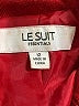 Le Suit 100% Polyester Solid Red Blazer Size 12 - photo 6