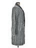 Max Studio Houndstooth Gray Coat Size XL - photo 4
