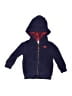 Carter's 100% Polyester Blue Zip Up Hoodie 9-12 MO / 12 MO - photo 1
