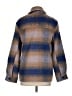 Gap 100% Polyester Plaid Blue Coat Size XS - photo 2