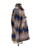 Gap 100% Polyester Plaid Blue Coat Size XS - photo 4