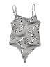 Le Lis Silver Bodysuit Size L - photo 1