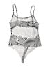 Le Lis Silver Bodysuit Size L - photo 2