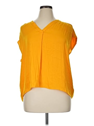 RACHEL Rachel Roy Short Sleeve Blouse (view 1)
