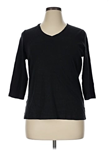 St. John's Bay 3/4 Sleeve T-Shirt (view 1)