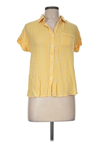 Cosmic Blue Love Short Sleeve Blouse (view 1)