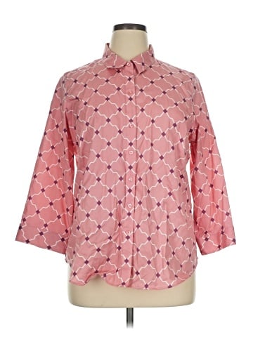 Coldwater Creek 3/4 Sleeve Button-Down Shirt (view 1)