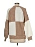 MNG Color Block Brown Pullover Sweater Size M - photo 2