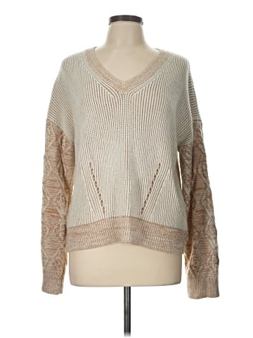 Hem & Thread Pullover Sweater (view 1)