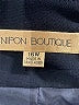 NIPON BOUTIQUE 100% Polyester Houndstooth Black Jacket Size 16 - photo 6