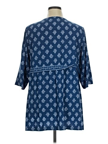 J.Jill 3/4 Sleeve Blouse (view 2)