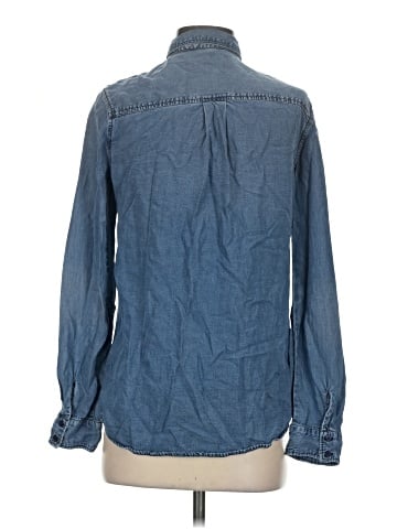 Express Outlet Long Sleeve Button-Down Shirt (view 2)