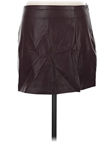 Steve Madden Faux Leather Skirt (view 1)