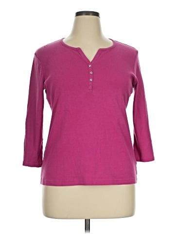 Croft & Barrow 3/4 Sleeve T-Shirt (view 1)