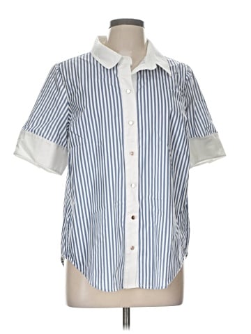 Universal Standard Short Sleeve Button-Down Shirt (view 1)
