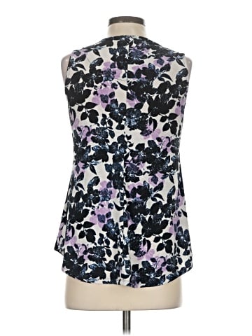 Roz & Ali Sleeveless Blouse (view 2)