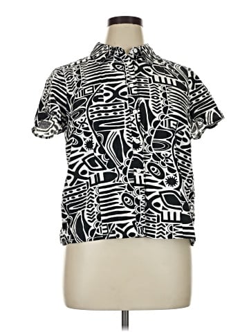 Cj Banks Short Sleeve Blouse (view 1)