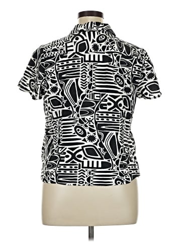 Cj Banks Short Sleeve Blouse (view 2)