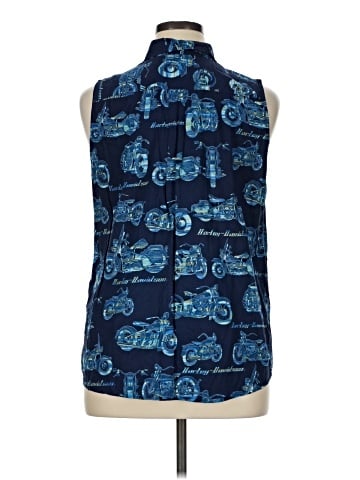 Harley Davidson Sleeveless Button-Down Shirt (view 2)