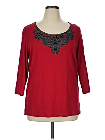 Rafaella 3/4 Sleeve Top (view 1)