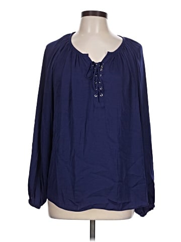 Jennifer Lopez Long Sleeve Blouse (view 1)
